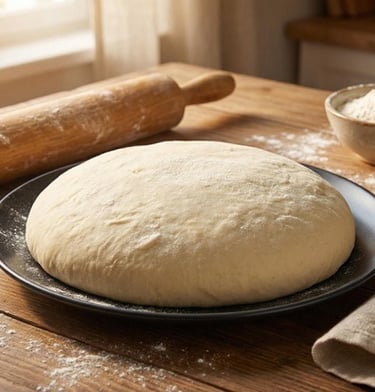 Pizza dough - Easy homemade dough, soft and versatile
