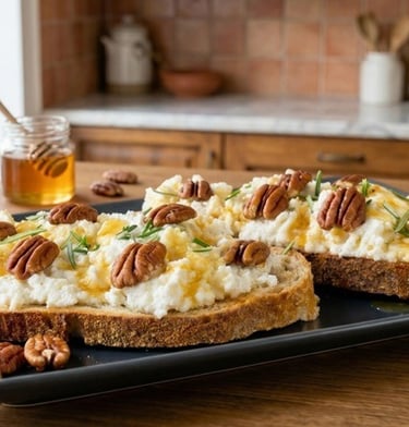 How to make sweet bruschetta breakfast