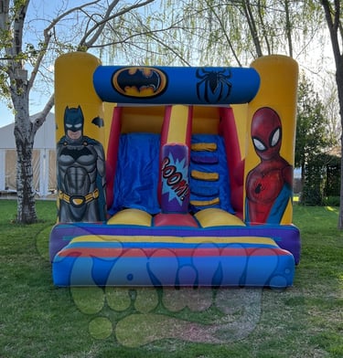 Castillo hinchable para alquiler en Madrid y Toledo