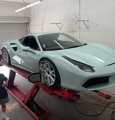 wheel alignment for lowered cars