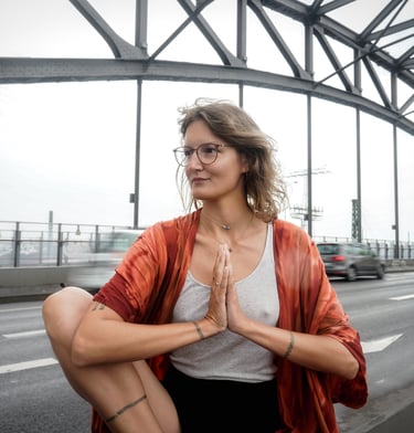 Julia Dencker, Expertin für inneren Frieden - Leipzig. Photo by Diana Elschner