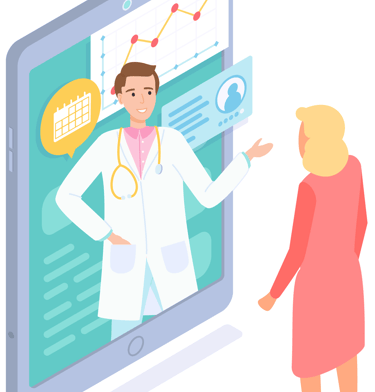 suboxone doctor talking to opioid patient