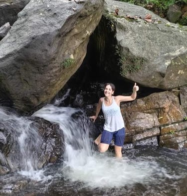 Natural swimming pools are there when you are hiking