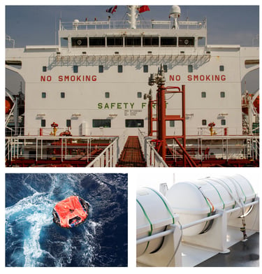 Marine safety and fire system.
