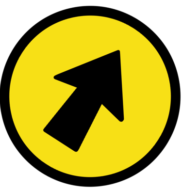 Seta indicando para abrir o site por link externo do El Shaddai Rancho para alugar em Miguelópolis SP