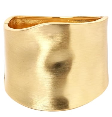 Golden statement bracelet  