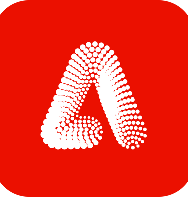 a triangle shaped triangle with dots on it