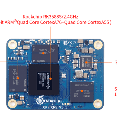 orange pi cm5 cpu ram armazenamento