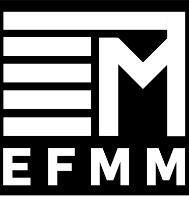 a logo for efmm