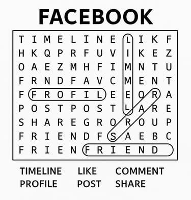 Facebook Word Search 