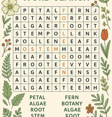 Botanical Word Search 