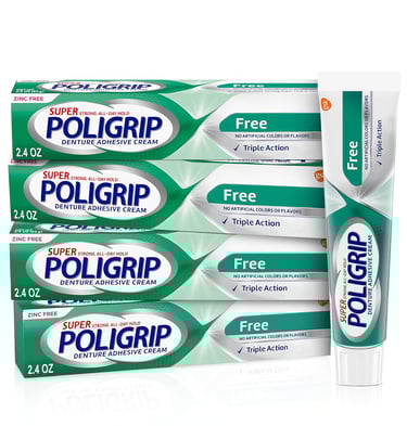 Poligrip denture adhesive paste