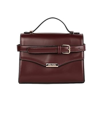 Brown sling bag for office women