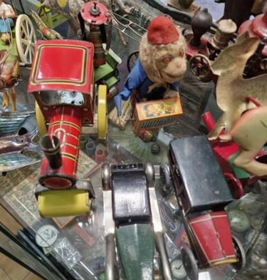 Juguetes antiguos en Barcelona