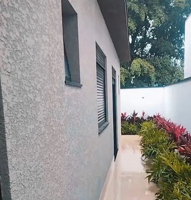 textura projetada casa