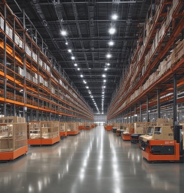 Close-up of aerospace components being carefully packaged for shipment in a clean facility.