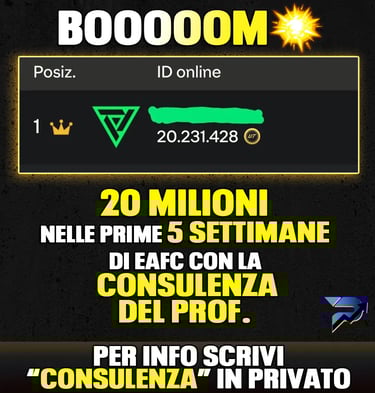 profitto fatto con la compravendita su ea sports fc
