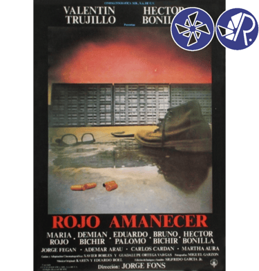 Portada y calificación de la película Rojo Amanecer.