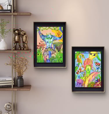 wall art earth element 