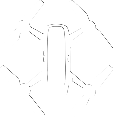 Vector Icon of a drone 