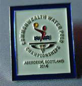 Commonwealth Water Polo Pin Badge