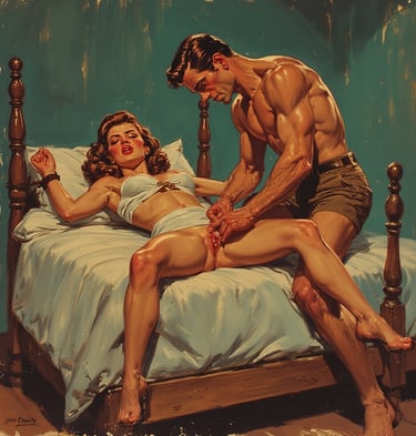 Bondage i seng