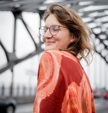 Julia Dencker, Expertin für inneren Frieden - Leipzig. Photo by Diana Elschner