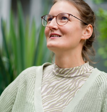 Julia Dencker, Expertin für inneren Frieden - Leipzig. Photo by Diana Elschner
