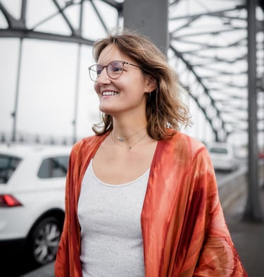 Julia Dencker, Expertin für inneren Frieden - Leipzig. Photo by Diana Elschner