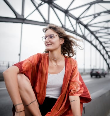 Julia Dencker, Expertin für inneren Frieden - Leipzig. Photo by Diana Elschner