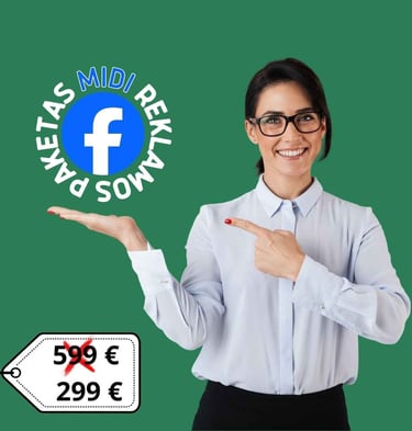 Facebook reklamos paketas MIDI
