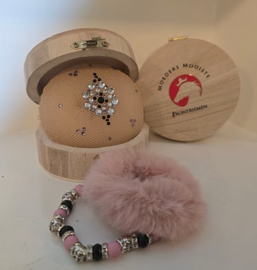 Knot setje van Moeders Mooiste Frontriemen met rize kleuren