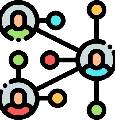 icone présentant un espace de partage entre personnes