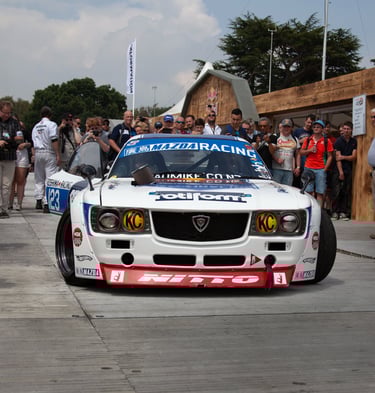 Mad Mike at the Goodwood Festival of Speed  in 2018