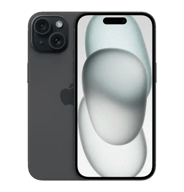 vue avant et arriere d'un IPhone 15