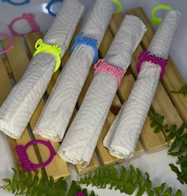 Servilletero personalizado eventos de kreaZIN.