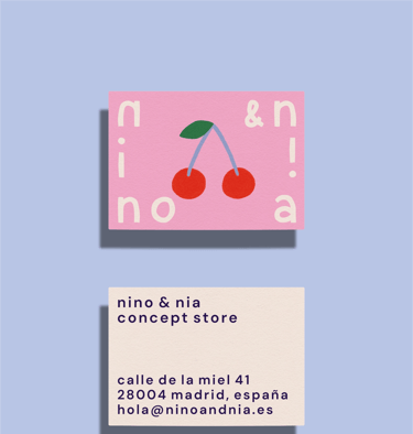 Kreative Visitenkarte handgezeichneter Typografie und Illustration