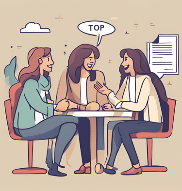 Pessoas em um Excelente Diálogo