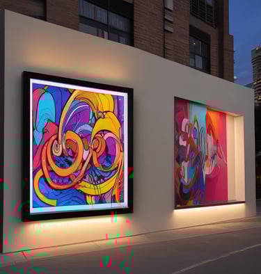 A smooth, white fabric stretch ceiling softly lit in a modern living room.