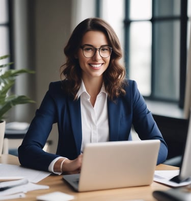 A room with several people seated in folding chairs, attentively facing a presentation area. The environment is professional, likely a seminar or workshop, with 'Product School' illuminated on a wall. Some attendees are taking notes, and a few people are standing, possibly facilitating the event.