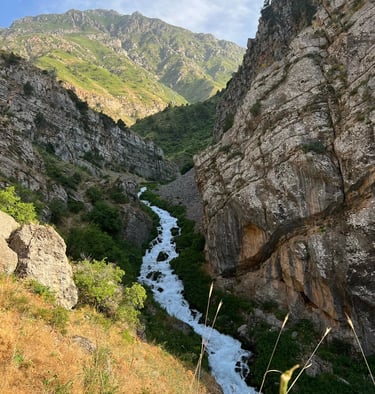 Ispay Waterfall Tashkent Uzbekistan