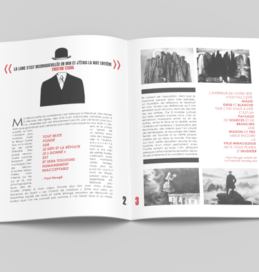 mise en page magazine livre brochure