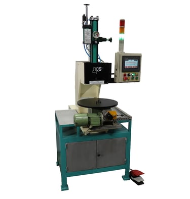 Custom automated hydro pneumatic press machine as per clients requirements manufractured by national pnuematic systems