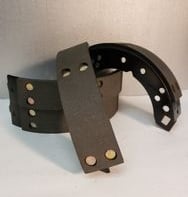 bonded riveted relined brake shoes for classic and vintage autos and motorcycles by the brake experts at 260-426-3331