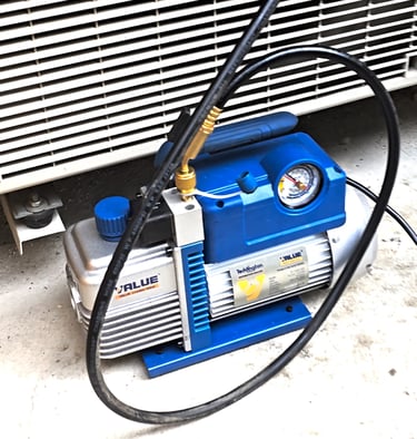 Tirage au vide avec pompe double étages Value