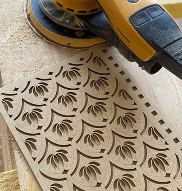 Découpe et gravure laser de bois