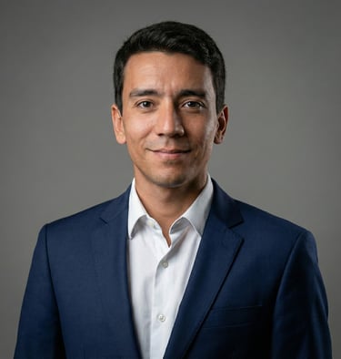 Retrato profissional de Pedro Coin, Sócio e Diretor de Controladoria da Consultoria Brandão