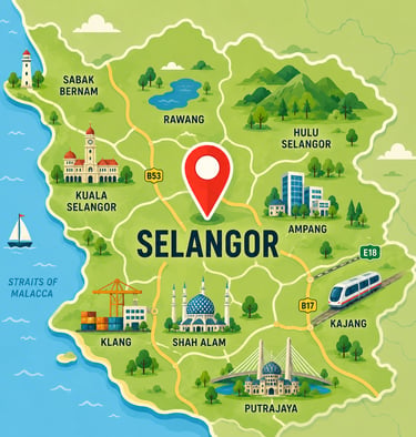 selangor, outskirt, hulu langat, klang valley, billboard, ooh