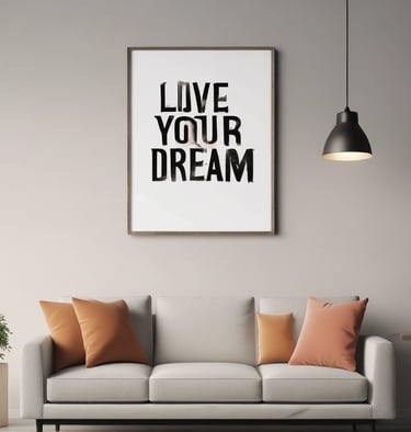 Close-up of a tablet showing colorful digital art illustrations.