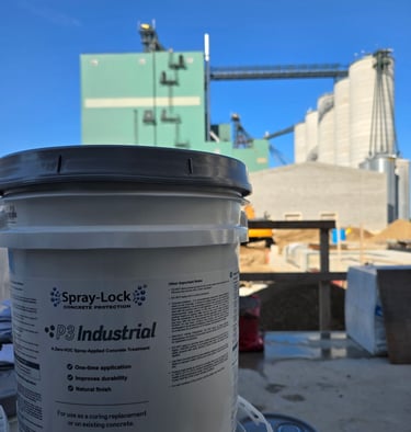 P3 Industrial high-performance concrete moisture control and densifier treatment